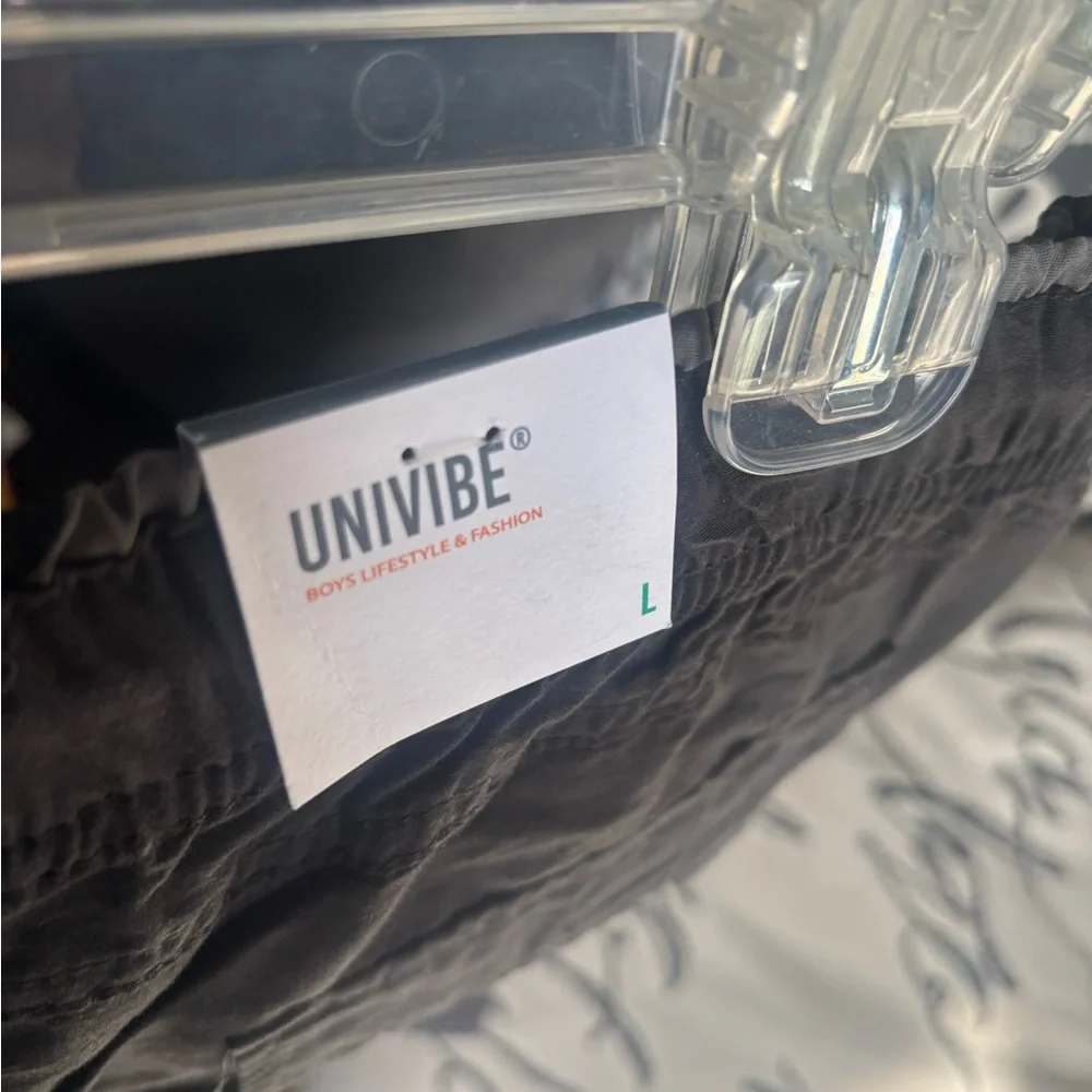 UNIVIBE Big Boys Stonedale Cotton Pull-On Cargo Shorts Black Size-L u